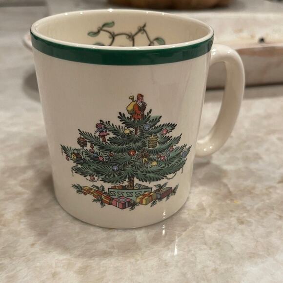 Spode England Christmas Tree coffee mug - Picture 1 of 10